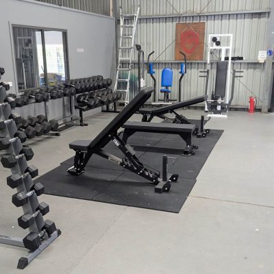Benches and dumbbells Benches and dumbbells